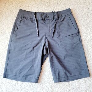 Hang Ten Men's boardshort size 32 Charcoal with Gray stripes